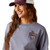 Ariat Womens Folkstone Grey Thunderbird Long Sleeve Tee