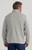 Wrangler Mens George Strait Long Sleeve Quarter-Zip Knit Pullover in Dove