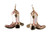 Silver Strike Ladies Pink Cowgirl Boots Earrings
