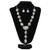 Silver Strike Ladies Turquoise and Black Earrings and Necklace Set