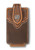 Ariat Basket Weave and Sunburst Brown Leather Cell Phone Case