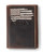 Ariat Men's American Flag Distressed Brown Trifold Wallet