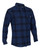 FinTech Men's Long Sleeve Beachcamper Flannel - Dress Blues Classic Blue