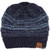 C.C Beanie Navy Flecked Ombre Tail Beanie