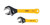 DeWalt Dip Grip Adjustable Wrench (2 Pack)