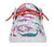 Hey Dude Girls Wendy Youth Dino White/Pink Casual Shoes