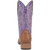 Laredo Women's Mara Tan/Purple Square Toe Cowgirl Boots