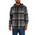 Carhartt Mens Rugged Flex Relaxed Fit Flannel Fleece Lined Hooded Shirt Jac