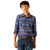 Ariat Boy's Indigo Plaid Harim Retro Fit Long Sleeve Shirt