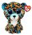 TY Cobalt the Blue Spotted Leopard Beanie Boos Toy