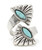 Cowgirl Confetti Silver Wings Ring