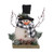 Youngs Inc Wood Cut Snowman Tabletop