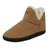 GaaHuu Womens Tan Faux Wool Boot Slipper