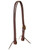 Weaver Leather Working Tack Single-Ply Headstall with Tie Ends Solid Brass 1" Split Ear