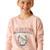 Ariat Girl's Blushing Rose Long Sleeve College Sweatshirt