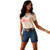 Ariat Women's Pink Heather Cowboy Short Sleeve T-Shirt
