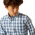 Ariat Boy's Blue Plaid Pro Phoenix Long Sleeve Button Up Shirt