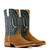Ariat Men's Stadtler Dijon Brown and Blue Roughout Performance Western Boots Ariat Men's Stadtler Dijon Brown and Blue Roughout Performance Western Boots