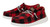 Hey Dude Boys Wally Youth Red and Black Buffalo Plaid Slip On Shoes