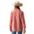 Ariat Women's Faded Rose Pinstripe VentTEK Long Sleeve Button Up Shirt
