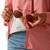 Ariat Women's Faded Rose Pinstripe VentTEK Long Sleeve Button Up Shirt