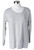 Keren Hart Women's Solid Oatmeal Long Sleeve Knitted Sweater with Pocket