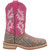 Dan Post Youth Girl's Multicolor Fuschia Zuma Broad Square Toe Boots