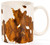 HiEnd Elsa Butterscotch Cowhide Mug 4.5" 3.75"