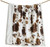 HiEnd Elsa Brown Cowhide Campfire Sherpa Throw 56x69