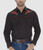 Ely & Walker Mens Black Embroidered Rose Long Sleeve Western Snap Shirt