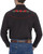 Ely & Walker Mens Black Embroidered Rose Long Sleeve Western Snap Shirt