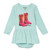 Wrangler Infant Girls Light Blue Bodysuit with Skirt