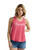 Wrangler Womans Red Heather Racerback Tank