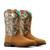 Ariat Ladies Dark Tan Suede/Mariposa Anthem Myra Western Round Toe Boots Ariat Ladies Dark Tan Suede/Mariposa Anthem Myra Western Round Toe Boots