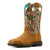 Ariat Ladies Dark Tan Suede/Mariposa Anthem Myra Western Round Toe Boots Ariat Ladies Dark Tan Suede/Mariposa Anthem Myra Western Round Toe Boots