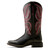 Ariat Ladies Black Deertan/Madison Avenue Cattle Caite Stretchfit Square Toe Boots