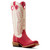 Ariat Ladies Red/White Frontier Boon Western Boots