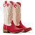 Ariat Ladies Red/White Frontier Boon Western Boots