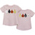 John Deere Girls Pink Chicken Short Sleeve Shirt
