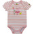 John Deere Girls Pink and White Stripe Onesie