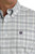 Cinch Men's Classic White Plaid Button Down Long Sleeve Shirt