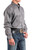 Cinch Men's Solid Gray Button Down Western Long Sleeve Shirt