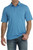 Cinch Men's ArenaFlex Sky Blue Short Sleeve Polo Shirt