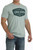 Cinch Men's Turquoise Graphic Logo Short Sleeve Tee