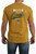 Cinch Men's Gold Western Cinch Graphic Logo Short Sleeve Shirt