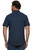 Threadgrit Mens Lawson Dot Print Stretch Performance Short Sleeve Shirt