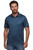 Threadgrit Mens Navy Eli Southwestern Print Western Polo