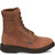 Justin Men's Aged Brown Livestock 8" Lace-Up Round Toe Work Boots