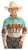 Panhandle Boy's Natural and Turquoise Desert Sunset Border Long Sleeve Snap Shirt