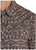 Rock & Roll Denim Men's VentTEK Charcoal with Gray Aztec Print Short Sleeve Western Snap Shirt